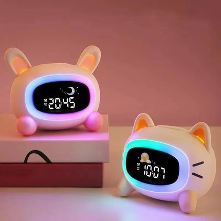 Sødt digitalt børnevækkeur til piger