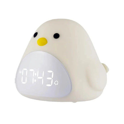 Sød fugl vækkeur med natlampe