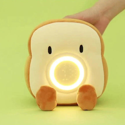 Nutted toast vækkeur med natlys