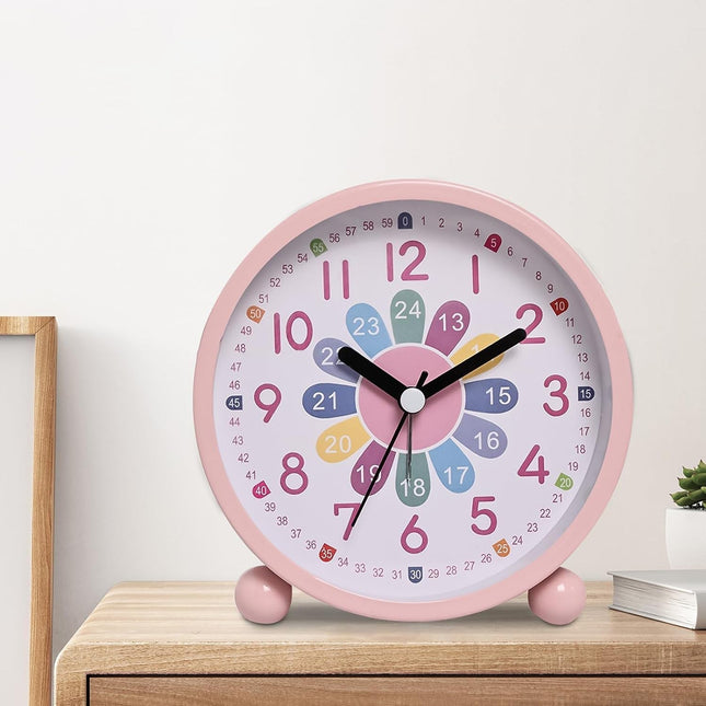 Analogt læringsvækkeur til piger