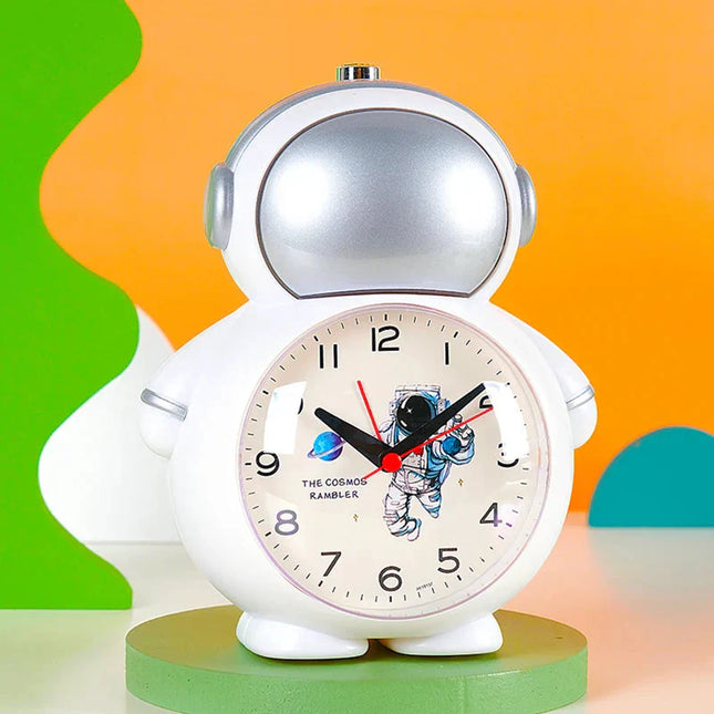 Analogt astronaut vækkeur til drenge