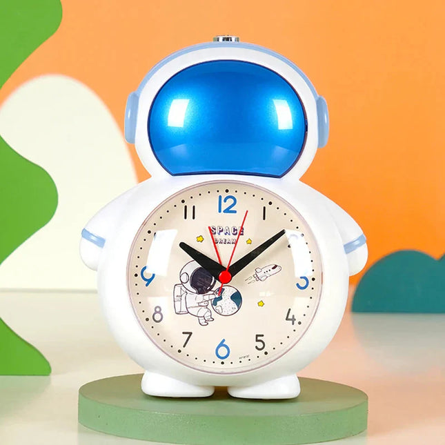 Analogt astronaut vækkeur til drenge