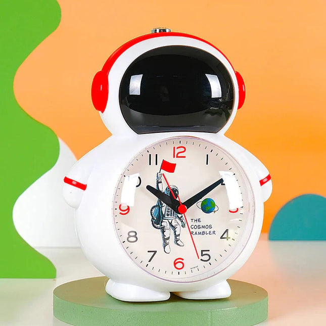 Analogt astronaut vækkeur til drenge