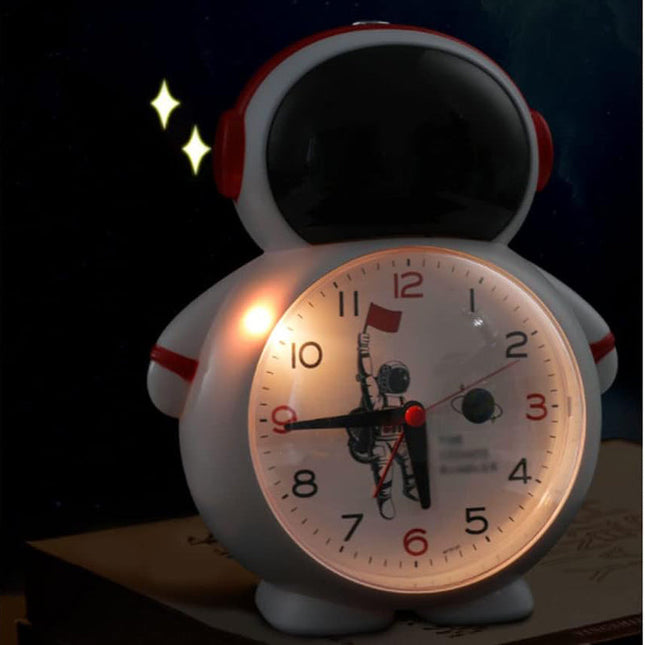 Analogt astronaut vækkeur til drenge