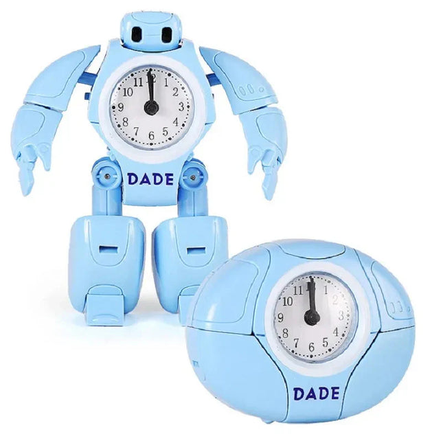 Analogt robot vækkeur til drenge