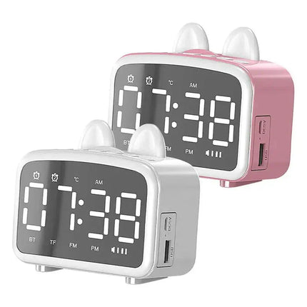 Smart digitalt kanin vækkeur med Bluetooth