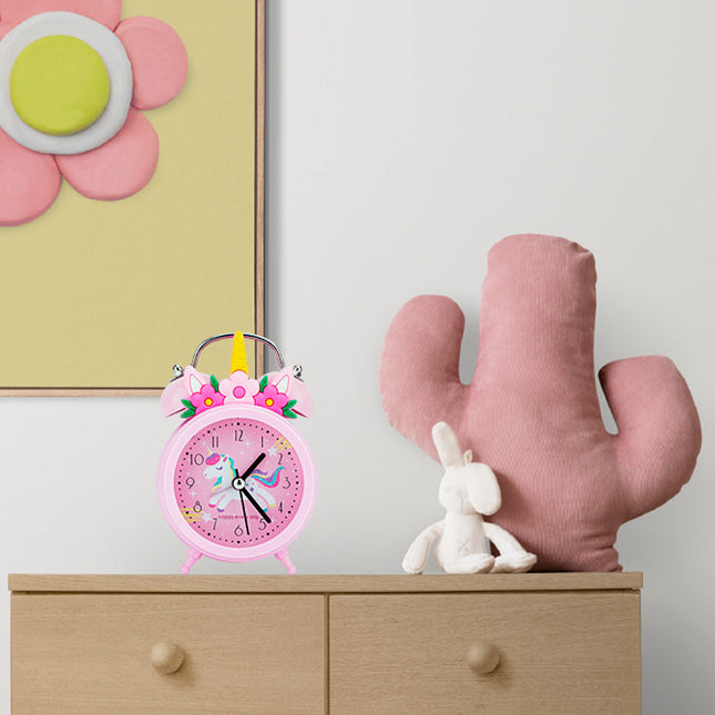 Enhjørning vækkeur med natlys funktion