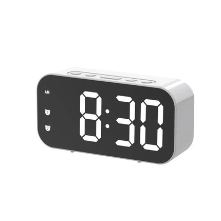 Moderne digitalt spejl vækkeur med LED