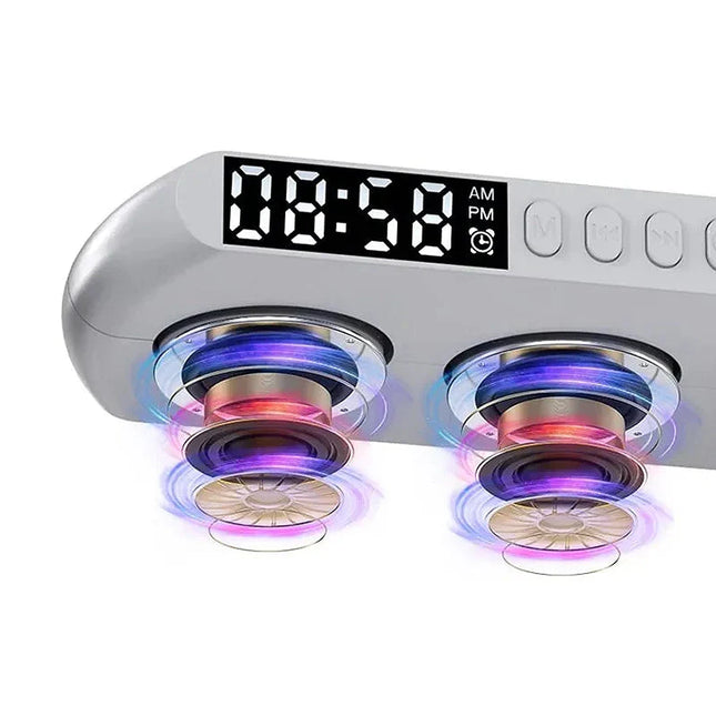 Vækkeur lampe med Bluetooth musikafspiller