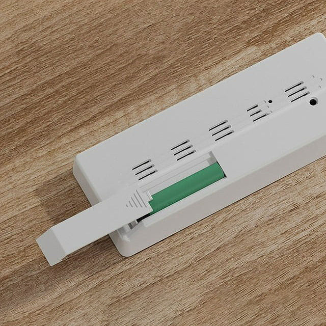 Trådløst LED vækkeur med spejl display