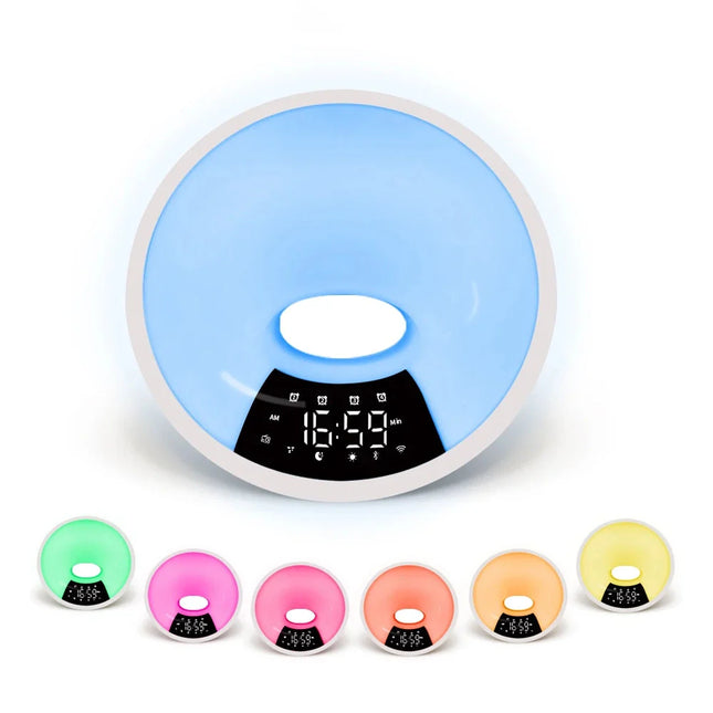 Wake-up light med lysterapi og solopgang