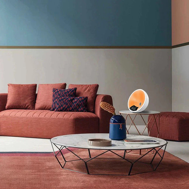 Wake-up light med lysterapi og solopgang