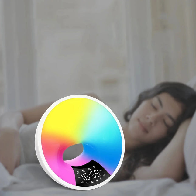 Wake-up light med lysterapi og solopgang