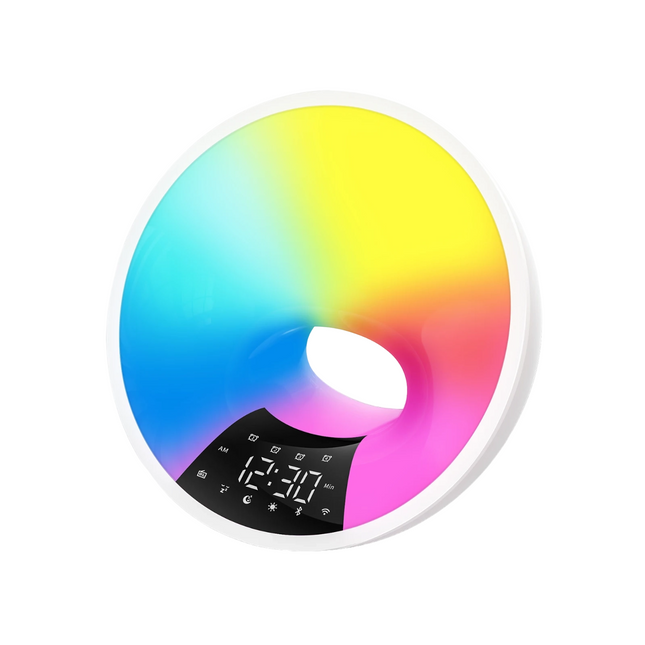 Wake-up light med lysterapi og solopgang