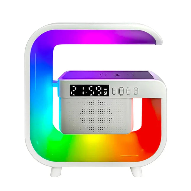 Lysterapi vækkeur med Bluetooth og oplader