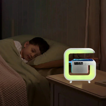 Lysterapi vækkeur med Bluetooth og oplader