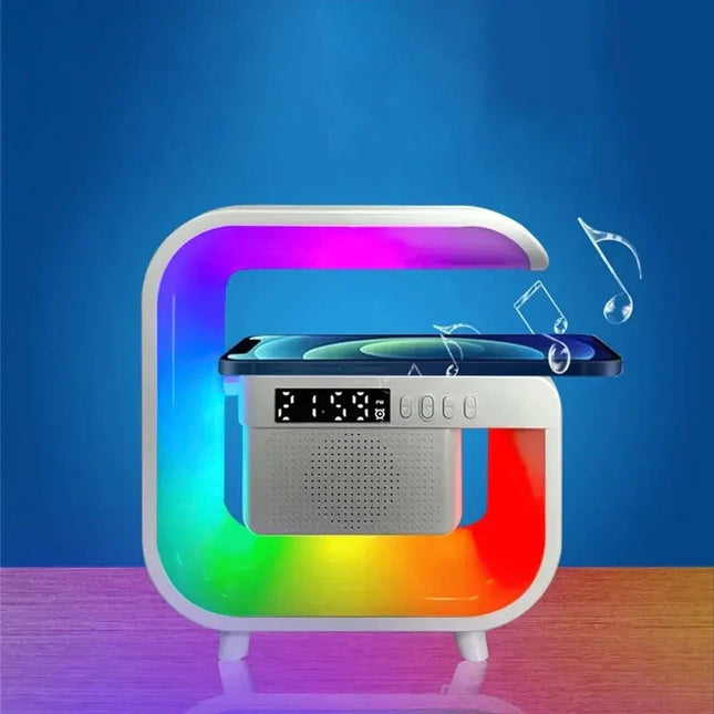 Lysterapi vækkeur med Bluetooth og oplader