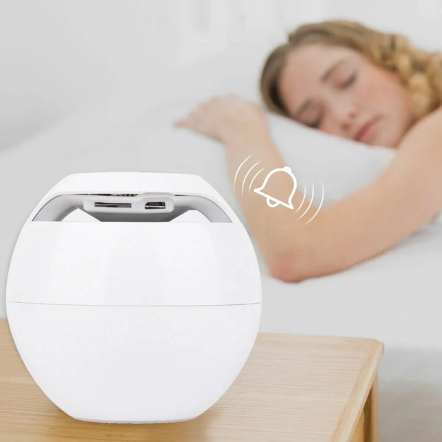 Lysterapi vækkeur med dobbelt alarm