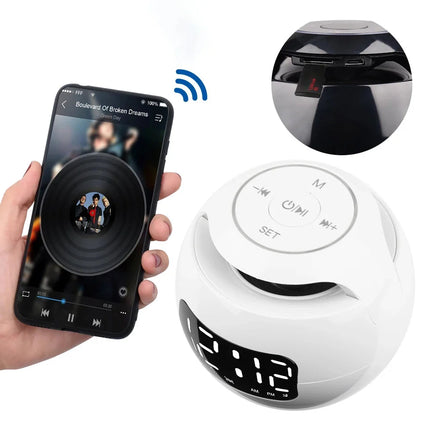Lysterapi vækkeur med dobbelt alarm