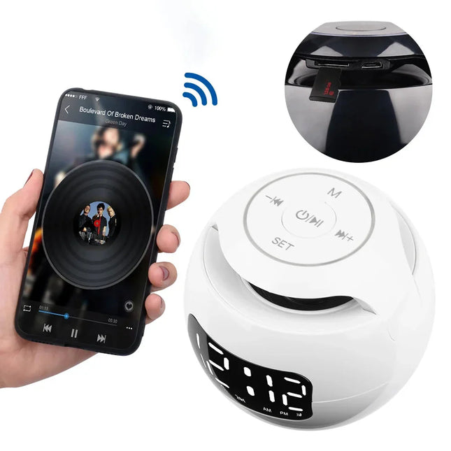 Lysterapi vækkeur med dobbelt alarm