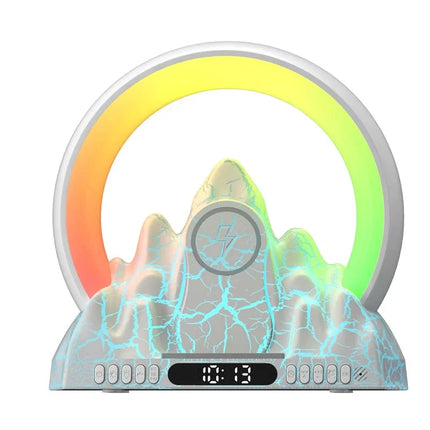 Lysterapi natlampe med vækkeur til børn