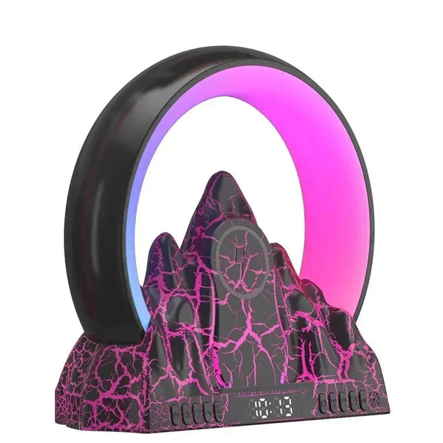 Lysterapi natlampe med vækkeur til børn