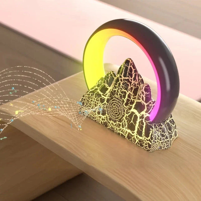 Lysterapi natlampe med vækkeur til børn