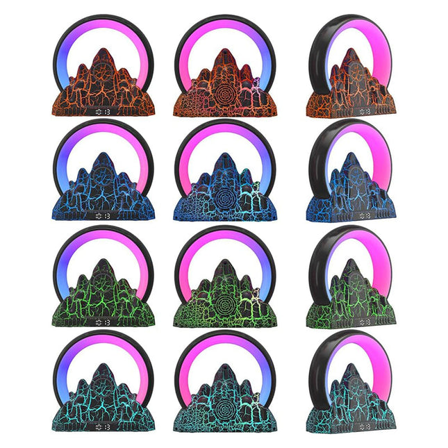 Lysterapi natlampe med vækkeur til børn