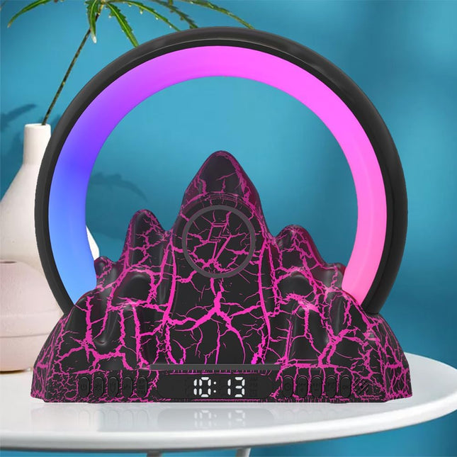 Lysterapi natlampe med vækkeur til børn