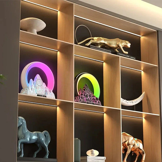 Lysterapi natlampe med vækkeur til børn