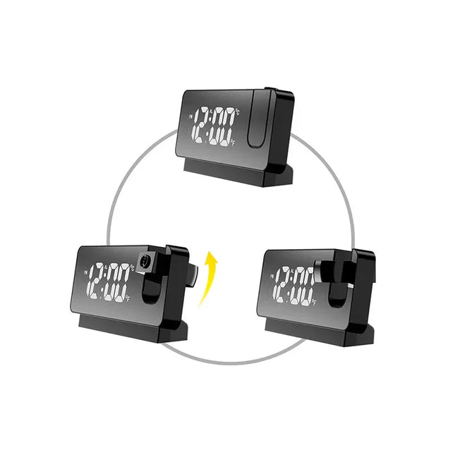 Moderne digitalt vækkeur med projektor