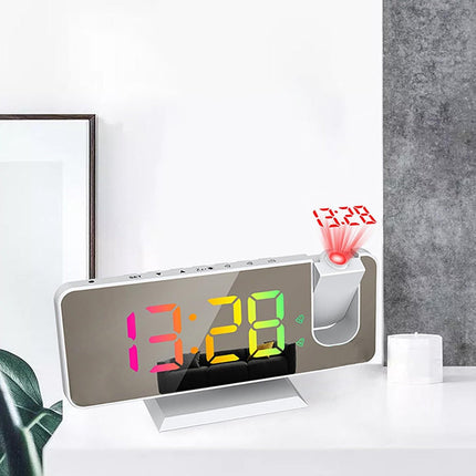 Netdrevet digitalt vækkeur med projektion