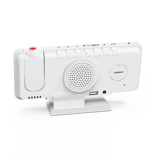 Netdrevet digitalt vækkeur med projektion