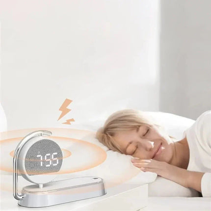 Wake-up light med trådløs oplader