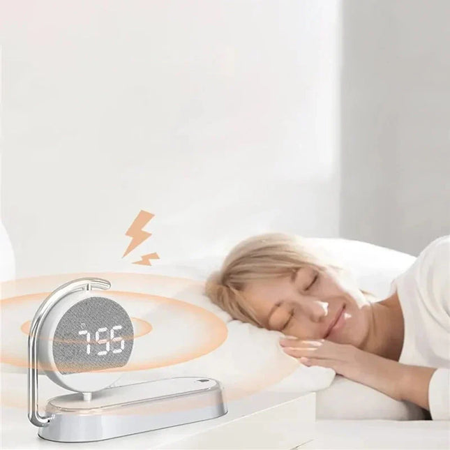 Wake-up light med trådløs oplader