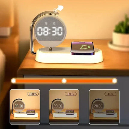 Wake-up light med trådløs oplader