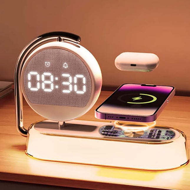 Wake-up light med trådløs oplader