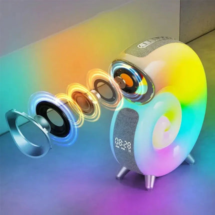 Wake-up light vækkeur med Bluetooth højtaler