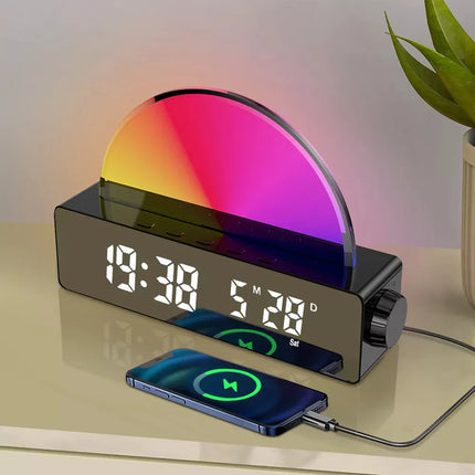 Vækkeur med solopgang og solnedgang funktion