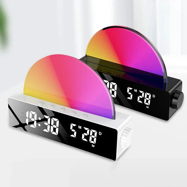 Vækkeur med solopgang og solnedgang funktion