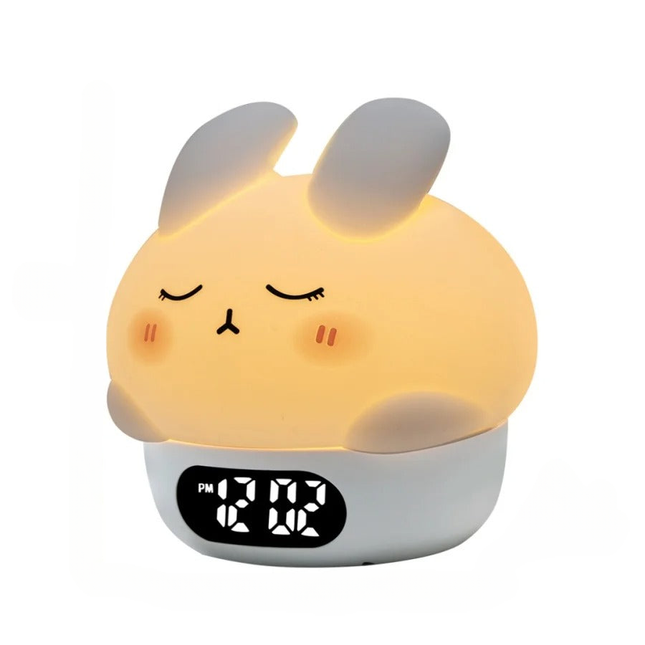 Genopladelig baby vækkeur med natlampe