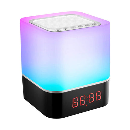 Vækkeur med farveskiftende natlampe