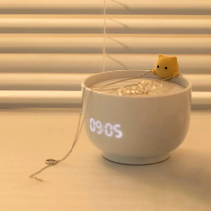 Moderne vækkeur med dæmpbar natlampe