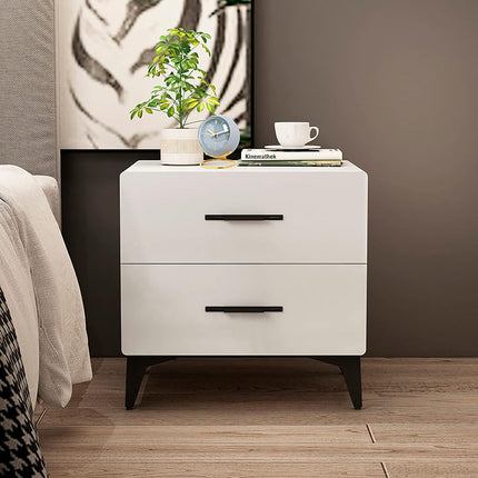 Rundt vintage vækkeur i blåt design