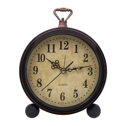 Antik look vintage vækkeur med håndtag